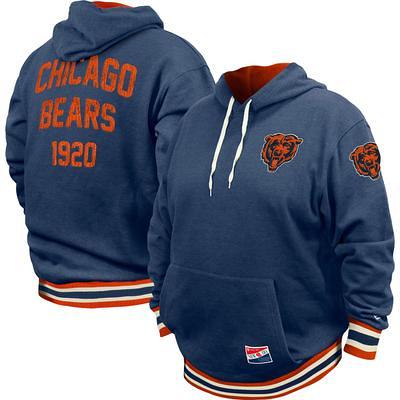 Chicago Bears Mitchell & Ness Allover Print Fleece Pullover Hoodie - Black