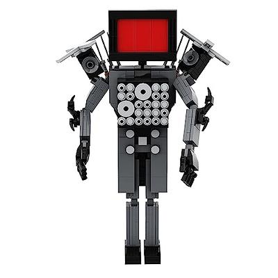 Skibidi Toilet Man Toy Building Set, Titan Clock Man/Speaker/Monitor  Man/TV Man/Photographer Building Block Action Figure, Collectible Game  Model Toy (296pcs) : Toys & Games