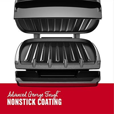 George Foreman 2-Serving Classic Plate Electric Indoor Grill