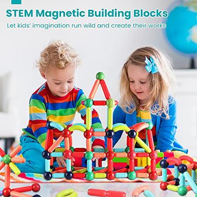  100PCS Magnetic Blocks-Build Mine Magnet World Set for