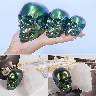 Voaesdk 3D Skull Resin Molds, 3 Sizes Silicone Skeleton Epoxy Molds, Skull  Head Silicone Molds for Resin Casting,DIY Craft, Clay, Candle Wax Making,  Halloween Home Decor - Yahoo Shopping