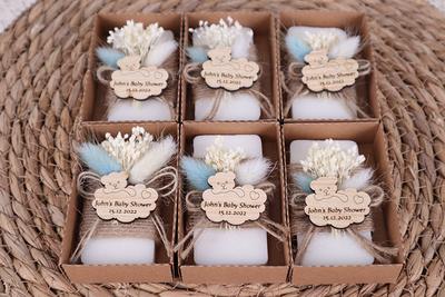 Set of 10 Handmade Baby Shower Scented Soap Party Favors, Vegan Scented  Rectangle Soap Wedding Favors for Guests Bulk,Baby Shower Gifts for Girls