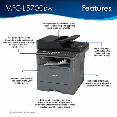 Brother MFC-L8900CDW Business Color Laser All-in-One Printer,  Dash  Replenishment Ready