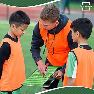 Football Dry Erase Board for Coaches 15x10.5 Double Sided Football