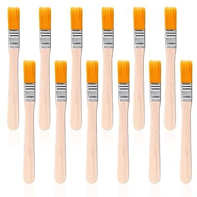 Granotone Chalk and Wax Paint Brush Set, 2Pcs Painting Brush with Natural  Bristles & Wooden Handle