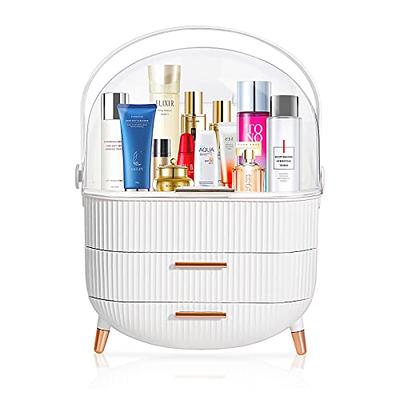 MASSY Egg Shape(Oval) Makeup Storage Box, Countertop Portable Vanity Cosmetics  Organizer Preppy - Yahoo Shopping