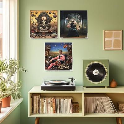 Clear Vinyl Record Shelf Wall Mount Vinyl Holder Wall Album Record Holder  Display Your Daily LP For Home Decoration