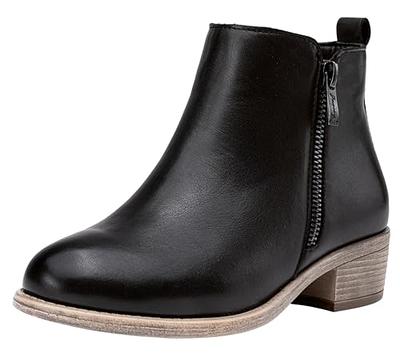 Vepose Womens' 916 | Ankle Boots | Combat Boots | Lace-up Booties with  Inside Zipper