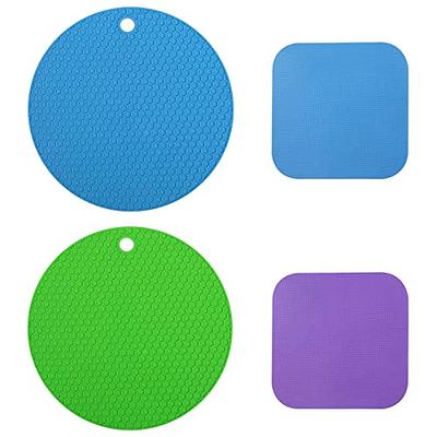 6pcs Jar Opener Gripper Pads, Rubber Jar Grippers Multi-function Jar Opener  for Seniors with Weak Hands Kitchen Coasters(Blue, Green) - Yahoo Shopping