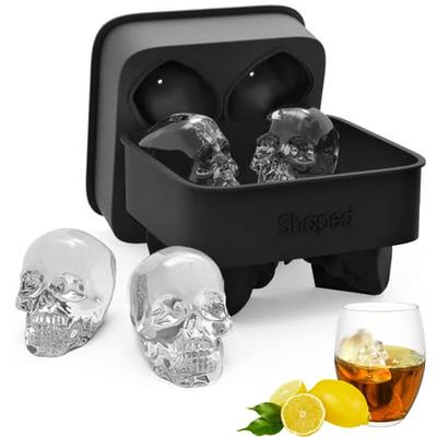 4 Pack 2 Large Round Ice Cube Ball Maker Molds Bar Whiskey Stones Party  Includes Mini Funnel Funnel -  Denmark