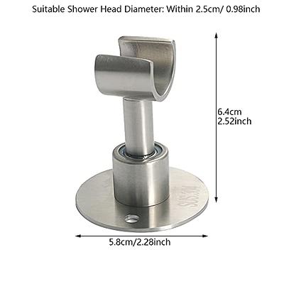 Strong Adhesive Shower Head Holder CACASO Adjustable Shower Wand  Holder,Handheld Shower Head Wall Mount Bracket with 2 Hanger  Hooks,Showerhead &Bidet