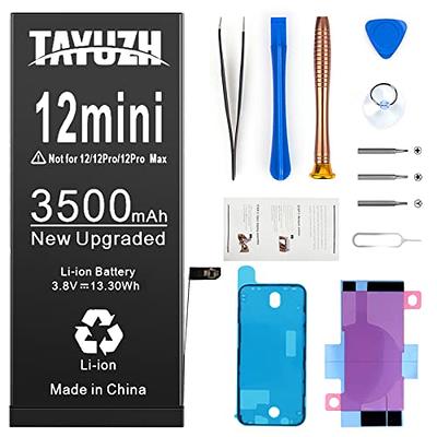 [5000mAh] Battery for iPhone 12 Mini Ultra High Capacity Replacement  Battery for iPhone 12 Mini A2399 A2400 A2398 A2176 with Professional Repair  Tool