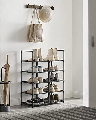HITHIM 5 Tier Long Shoe Rack,Stackable Wide Shoe Shelf for Shoe Storage,Sturdy  Shoe Stand,Non-Woven Fabric Shoe Organizer for Closet,Upgrade Shoe Holder  for Entryway, Doorway and Bedroom - Yahoo Shopping