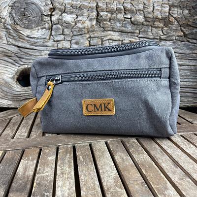 Personalized Groomsmen Gift, Leather Toiletry Bag for Groomsmen, Wedding  Gift