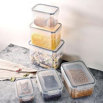 ALKOVA Transparent Food Storage Container with Lid for Kitchen,  Refrigerator Storage Fresh Jar, Tank Vacuum Wet Proof Fresh-Keeping Storage  Sealed Tank for Miscellaneous Grains Nut Candy 1pc (0.52L) - Yahoo Shopping