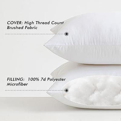 MIULEE Pack of 2 Luxury Faux Fur Fall Autumn Throw Pillow Cover Bundle Pillow  Inserts Square White Decorative Throw Pillows for Couch Sofa Bed - Yahoo  Shopping