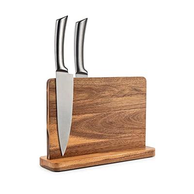 Ozeri 6-Piece Japanese Stainless Steel Knife Block Set with Rotating Knife  Block and Tablet Holder OZK5 - The Home Depot