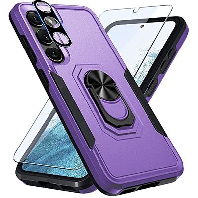 Phone Case for S23 FE Case Galaxy S23 FE 5G Phone Case Samsung S23 FE Case,  Heavy Duty Shockproof Full Body Phone Cover Built in Rotatable Magnetic  Ring Holder Kickstand , 2023