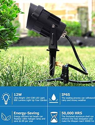 SUNVIE 12W Low Voltage Landscape Lighting RGB Color Changing LED Landscape Lights  Remote Control Waterproof Spotlight Garden Patio Spotlight Decorative Lamp  for Outdoor Indoor(10 Pack with Connector) - Yahoo Shopping