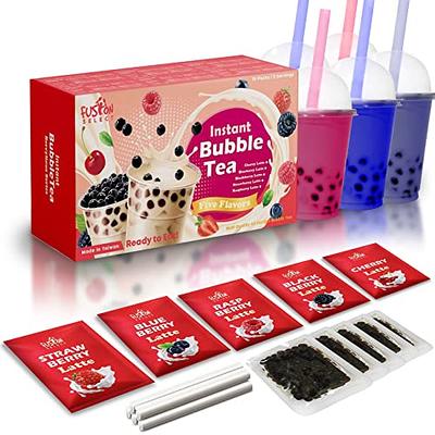 At Home Sweet Lychee Syrup Black Tea Starter Bubble Boba Tea Kit Gift Set -  Yahoo Shopping