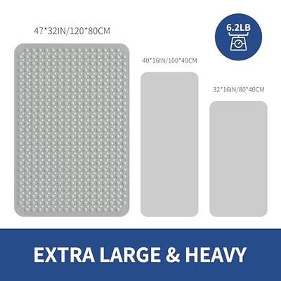 OTHWAY Extra Large Shower Mat 47x32, TPE Non Slip Shower Mat