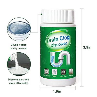 SUPER CLOG REMOVER DRAIN PIPE BASIN CLEANER CLOGGED DRAINAGE REMOVER POWDER  CLEANING FOR TOILET AND KITCHEN