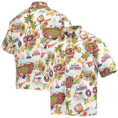 Men's Reyn Spooner Orange Detroit Tigers Kekai Button-Down Shirt