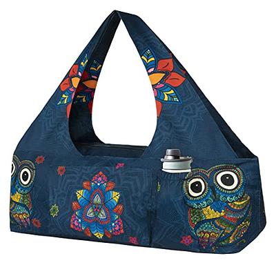 Yoga Mat Bag - Large Yoga Bag with Yoga Mat Strap, Zipper and Pockets - Yoga  Bags and