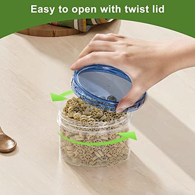 Twist Top Food Storage Deli Containers with Screw on Lid [16 Oz