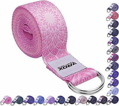 Yoga Strap for Stretching,Durable Webbing with Adjustable Metal D