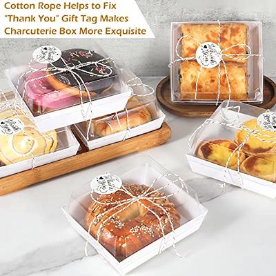 MonYouGe 50-Set Individual Cupcake Boxes Bulk with Clear Display