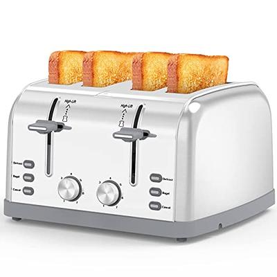 Vimukun Toaster 2 Slice, Extra Wide Slot, Stainless Steel, 7 Browning Shade  Settings, Bagel/Cancel/Gluten-Free/Reheat Function, Variable Browning