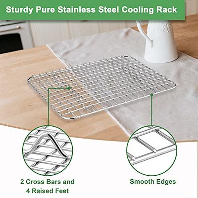 Kitchenatics Half Size Baking Sheet and Cooling Rack Set