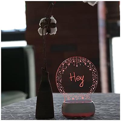 Acrylic Dry Erase Board with Light Light up Dry Erase Board with