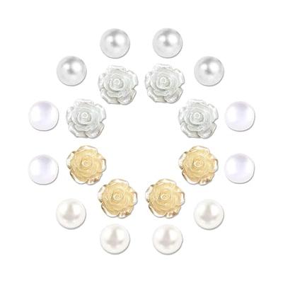 Beautiful Rose Flower Shoe Charms For Crocs(20Pcs) Cute White Rose Pearl Croc  Charms Clog Pins Accessories Decorations For Women Girls - Yahoo Shopping