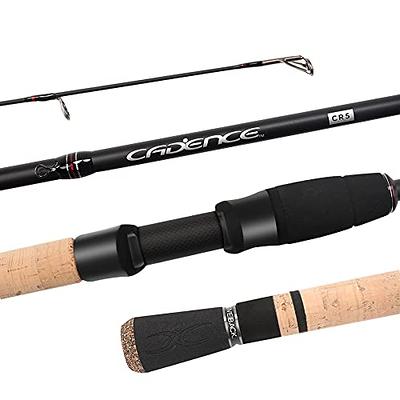 Cadence Fishing CR5 Spinning Rods, 30 Ton Carbon, Fuji Reel Seat, Stainless Steel Guides with SiC Inserts