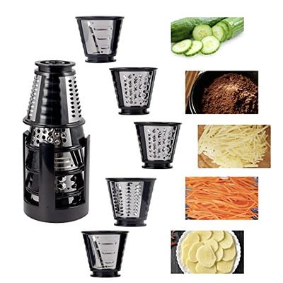 ASLATT Electric Slicer, Electric Cheese Grater for Home Kitchen Use,  One-Touch Control Cheese Shredder, Salad Maker Machine for Fruits,  Vegetables, Cheese Grater with 5 Attachments - Yahoo Shopping