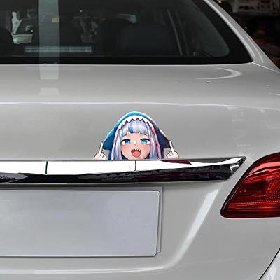 EARLFAMILY 5.1'' Cartoon Car Stickers for Gawr Gura Hololive Anime Decal  Surfboard Campervan Window Bumper Vinyl Car Wrap - Yahoo Shopping