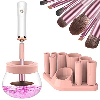 Mini Makeup Brush Cleaner Device Plastic Electric Automatic Washing Machine  Spon