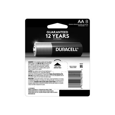 Duracell Coppertop AA Battery with POWER BOOST™, 8 Pack Long-Lasting  Batteries 