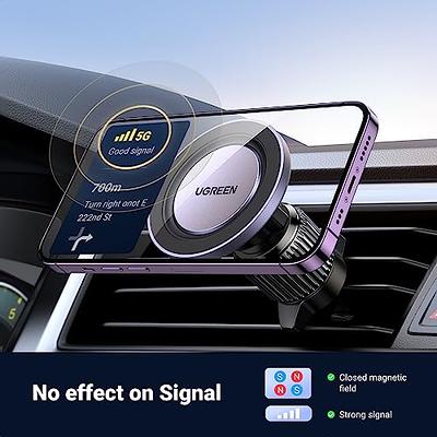  UGREEN Magnetic Phone Holder for Car Magnet Car Phone Mount Air  Vent Compatible with MagSafe iPhone 14 13 12 Pro Max Plus Mini MagSafe  Case, 360° Adjustable