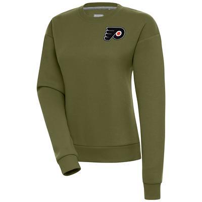 Men's Antigua White Philadelphia Flyers Victory Pullover Sweatshirt Size: Small