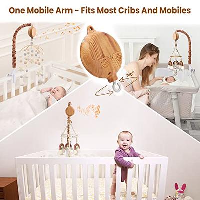 Crib Mobile Hanger, Cot Mobile Hanger, Mobile Attachment Arm, Baby