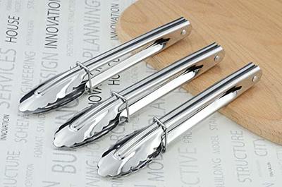 Salad Server Set, Stainless Steel Salad Tongs