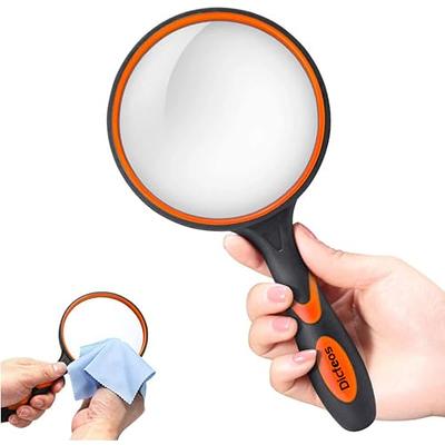 10X Magnifying Glass For Kids Seniors Handheld Reading Magnifier 50mm  Magnifying Lens For Reading Science Nature Exploration