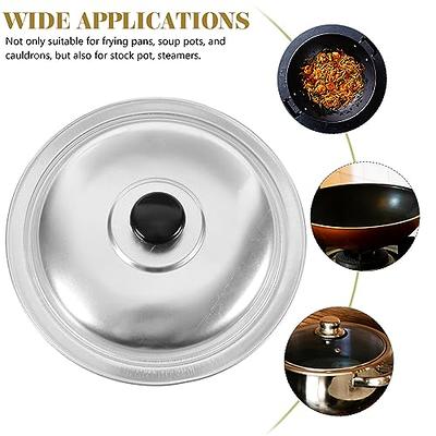 Yardwe Amphora soup pot lid for frying pan aluminum pan lid cover aluminum  large frying pan cover wok cover instant noodle pot old fashioned wok  kitchen pot lids outer diameter - Yahoo