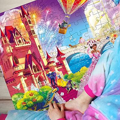 100 Pieces Floor Puzzles for Kids Ages 4-6 – Kids Puzzles Ages 6-8-10 by  QUOKKA – Girls Set of 3 Unicorn Princess Toys Puzzles for Toddlers 3-5 –