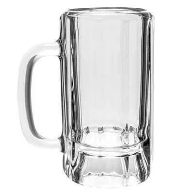 Acopa 16 oz. Customizable Clear Glass Cafe Mug - 12/Case