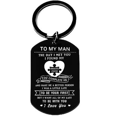 To My King Keychain Anniversary Valentine's Day Gifts for Boyfriend Husband  To Be Key Chain I