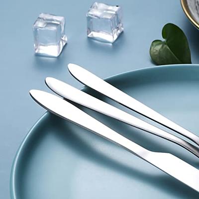 Topbooc portable stainless steel flatware set, travel camping cutlery set,  portable utensil travel silverware dinnerware set